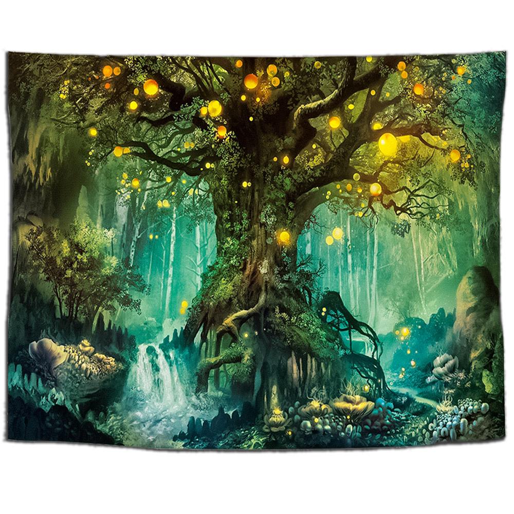 Wishing Tree Tapestry tapestry Nirvana Threads 60x50 inches / 150x130 cm 