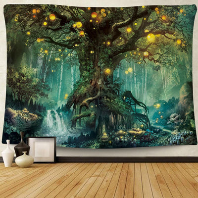 Wishing Tree Tapestry tapestry NirvanaThreads - YYT